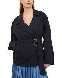 Vince - Linen-Blend Utility Jacket - Lyst