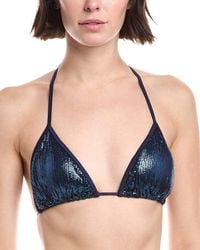 Shoshanna - Clean Triangle Swim Top - Lyst
