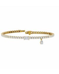 Lab Grown Diamonds - 14K 6.17 Ct. Tw. Lab-Grown Diamond Bracelet - Lyst