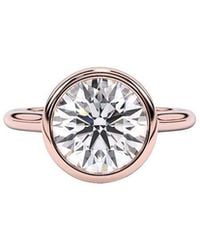 Lab Grown Diamonds - 14K Rose 3.00 Ct. Tw. Lab-Grown Diamond Ring - Lyst