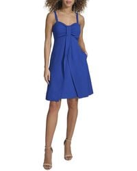 Kensie - Textured Woven Mini Dress - Lyst