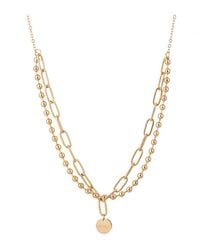Eye Candy LA - Luxe Collection 24k Plated Cz Love Necklace - Lyst
