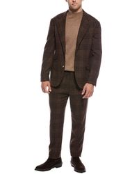 Brunello Cucinelli - 2Pc Pleated-Front Wool & Silk-Blend Suit - Lyst