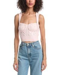 GUIZIO - Gemma Knit Wool-Blend Top - Lyst
