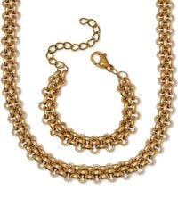 Palmbeach Jewelry - Plated Stainless Steel Necklace - Lyst
