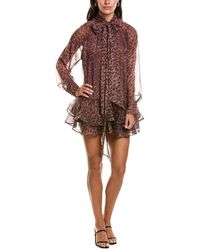 Bardot - Adrie Babydoll Mini Dress - Lyst