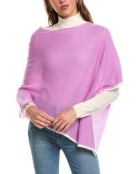 Portolano - Cowl Neck Cashmere Poncho - Lyst