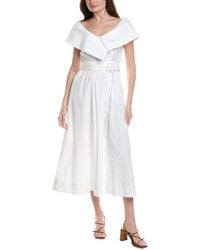 Lela Rose - Asymmetrical Cuff Dress - Lyst