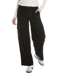 Vince - Flannel Wide Leg Raver Wool-Blend Pant - Lyst