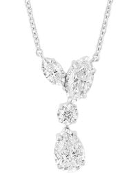 Effy Fine Jewelry - 14K 1.11 Ct. Tw. Lab-Grown Diamond Necklace - Lyst