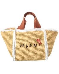 Marni - Macrame Sillo Small Shopper Tote - Lyst