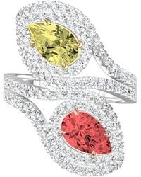 Lab Grown Diamonds - 14K 5.25 Ct. Tw. Lab-Grown Diamond Fashion Ring - Lyst
