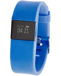 Everlast Tr8 Activity Tracker And Heart Rate Monitor With Caller Id And Message Previews - Blue