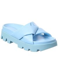 Ferragamo - Air Lug Leather Sandal - Lyst
