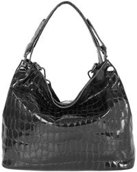 Tiffany & Fred Paris - Embossed Leather Hobo Bag - Lyst