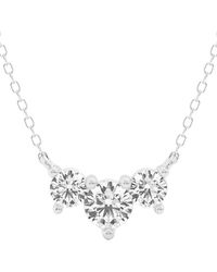 Lab Grown Diamonds - 14k 1.00 Ct. Tw. Lab Grown Diamond Pendant Necklace - Lyst