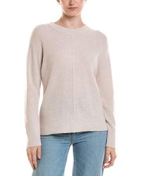 Forte - Rib Easy Crewneck Cashmere Sweater - Lyst