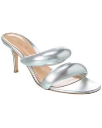 Gianvito Rossi - Bijoux Slide 70 Leather Sandal - Lyst