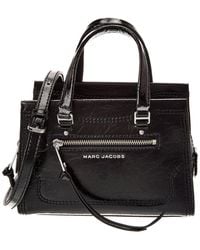 Marc Jacobs Cruiser Leather Convertible Satchel in Black | Lyst