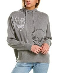 Skull Cashmere - Cora Embroidered Cashmere-blend Hoodie - Lyst