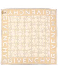 Givenchy - 4G Small Square Silk Scarf - Lyst