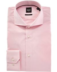 BOSS - Slim Fit Dress Shirt - Lyst