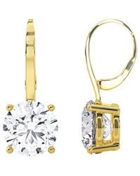 Lab Grown Diamonds - 14K 5.00 Ct. Tw. Lab-Grown Diamond Earrings - Lyst