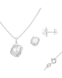 Splendid - Silver 5-6mm Pearl Set - Lyst