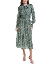 Masai - Printed Midi Dress - Lyst