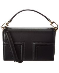 TOTEME - T Flap Mini Leather Shoulder Bag - Lyst