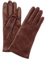 Portolano - Cashmere-Lined Leather Gloves - Lyst