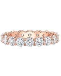 Lab Grown Diamonds - 14K Rose 2.00 Ct. Tw. Lab-Grown Diamond Ring - Lyst