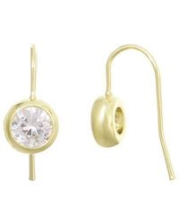 Adornia - 14K Plated Lollipop Crystal Drop Earrings - Lyst