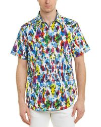 Robert Graham Azimuth Woven Shirt - Blue