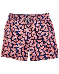 Tom & Teddy - Watermelon Swim Trunk - Lyst