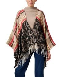 Marc Cain - Print Wool & Alpaca-blend Cape - Lyst