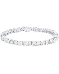 Diana M. Jewels - 18K 10.00 Ct. Tw. Diamond Tennis Bracelet - Lyst