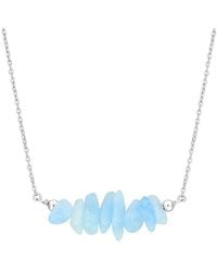 Rina Limor - 0.98 Ct. Tw. Aquamarine Bead Necklace - Lyst