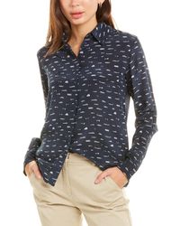 Max Mara Weekend Banfy Silk Shirt - Blue