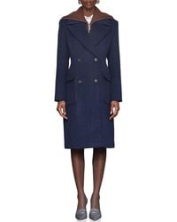 Avec Les Filles - Double-Breasted Wool-Blend Coat - Lyst