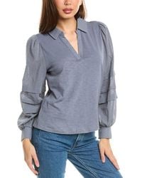 Design History - Collared Combo Shirt - Lyst