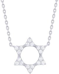 Sabrina Designs - 14K 0.12 Ct. Tw. Diamond Star Of David Pendant - Lyst