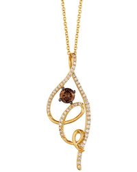 Le Vian - 14k Honey Goldtm 0.64 Ct. Tw. Diamond Pendant Necklace - Lyst