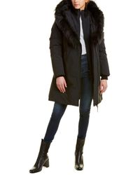 Mackage Kay Leather-trim Down Jacket - Black