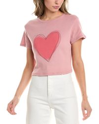 Girl Dangerous - Doodle Heart Cropped T-Shirt - Lyst