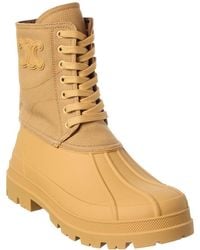 Celine - Riley Canvas Boot - Lyst