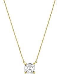 Diana M. Jewels - Diana M. 14K 12.00 Ct. Tw. Lab-Grown Diamond Pendant Necklace - Lyst