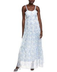 IPPONELLI - Tiered Organza Maxi Dress - Lyst