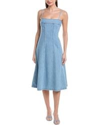 L'Agence - Mitzy Seam Midi Tank Dress - Lyst