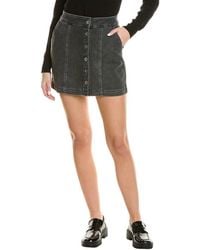 Bella Dahl - Bella Button Mini Skirt - Lyst